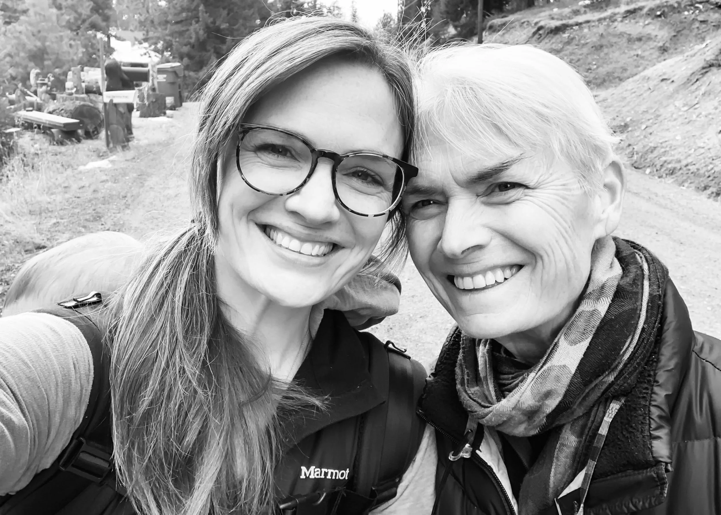 Bek and Mary in Colorado a couple years ago