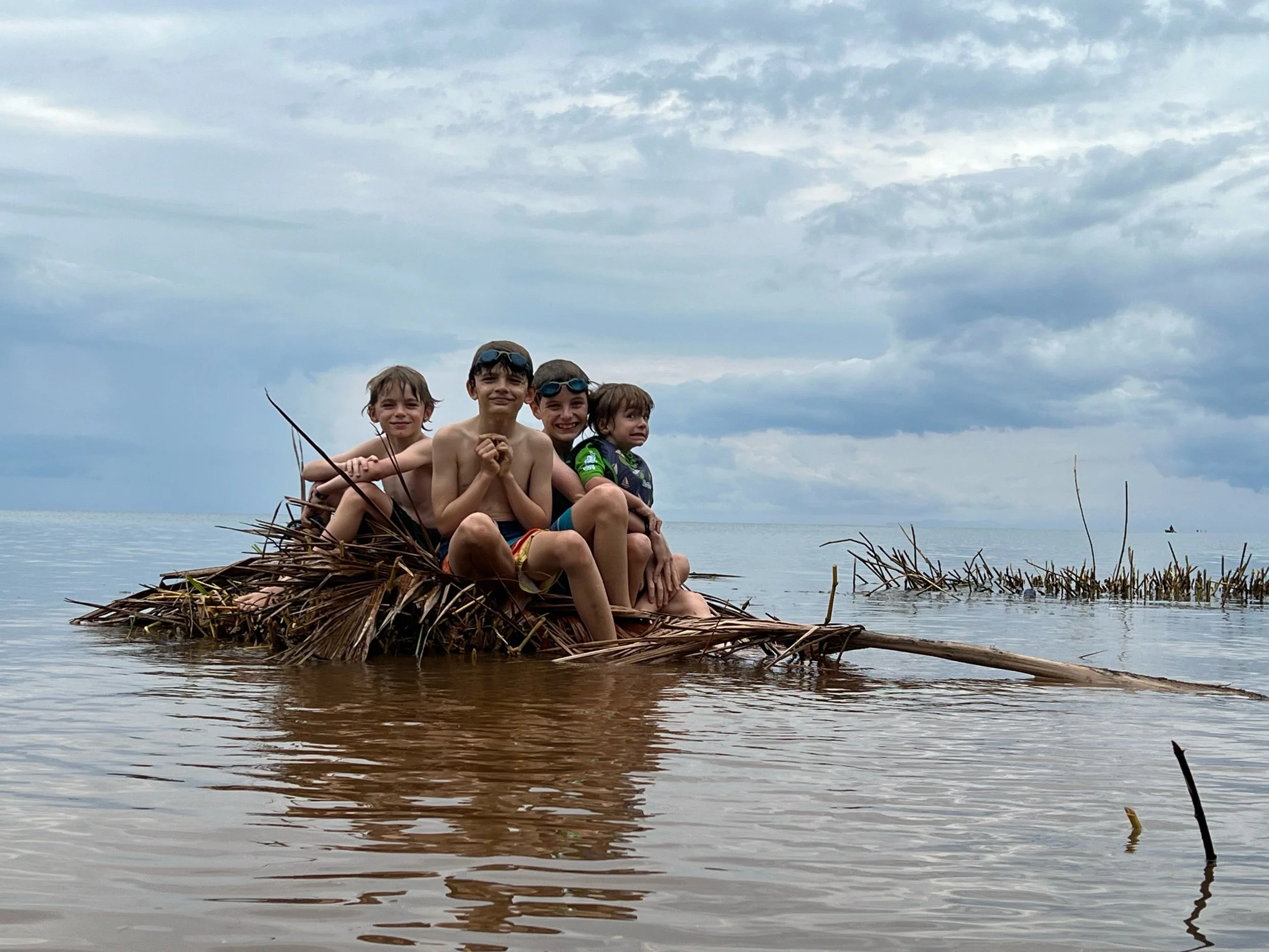 Exploring the newly accessible reed grove