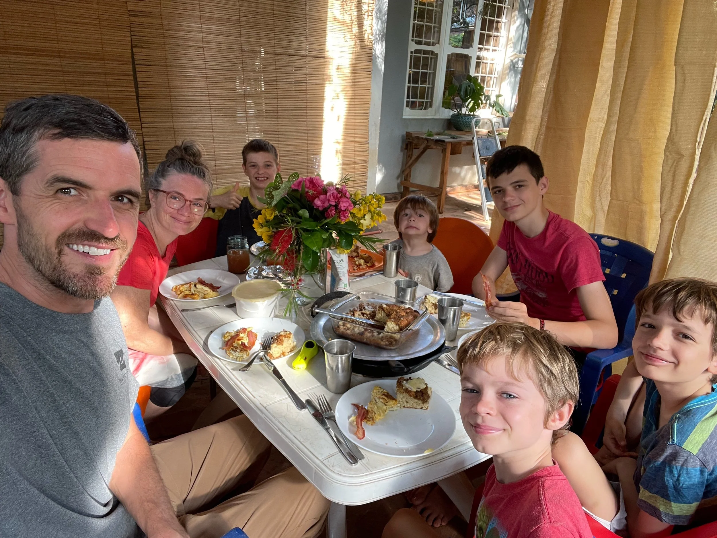 A heavy Valentine's breakfast