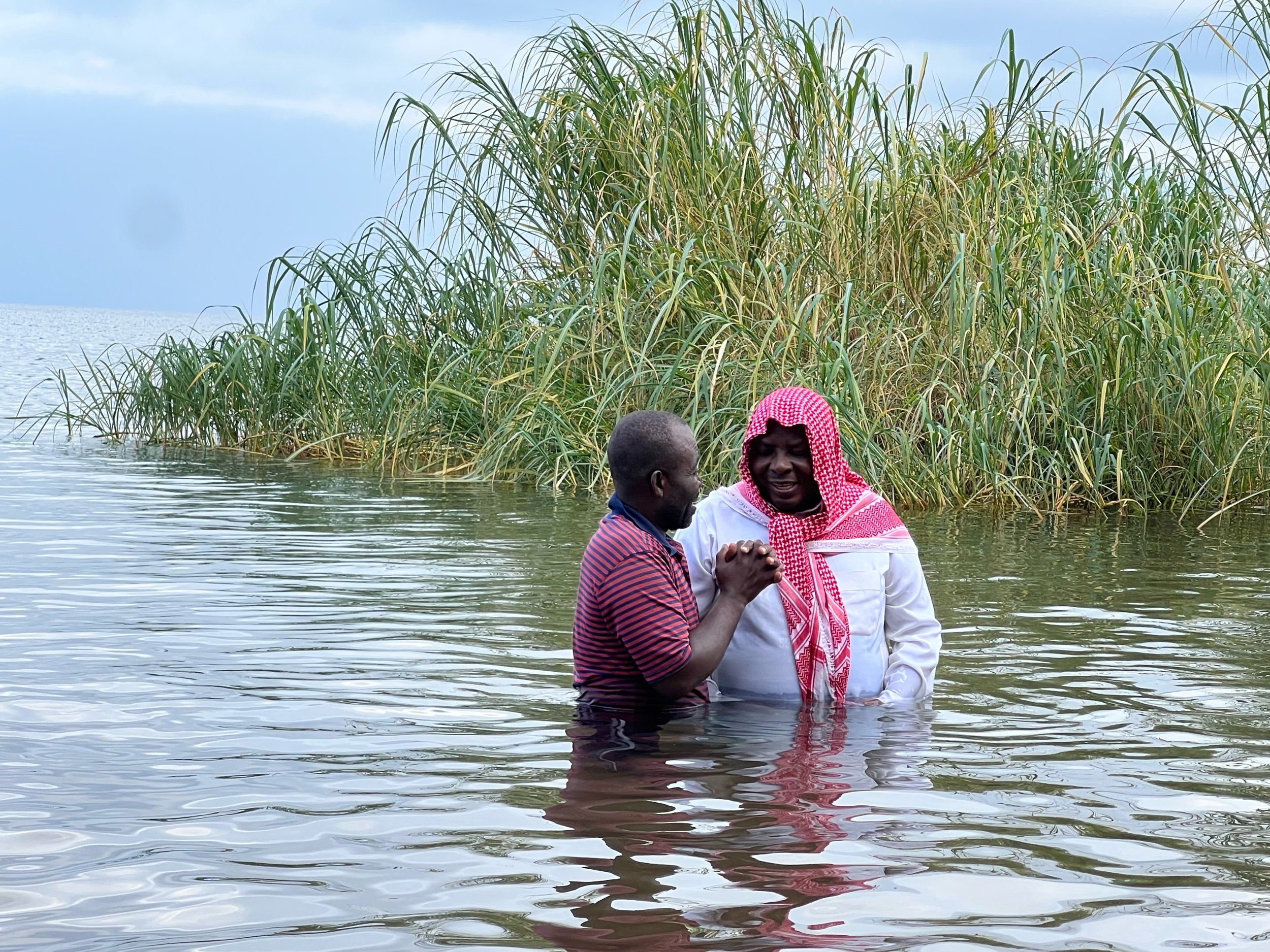 My new brother Issa is baptized!