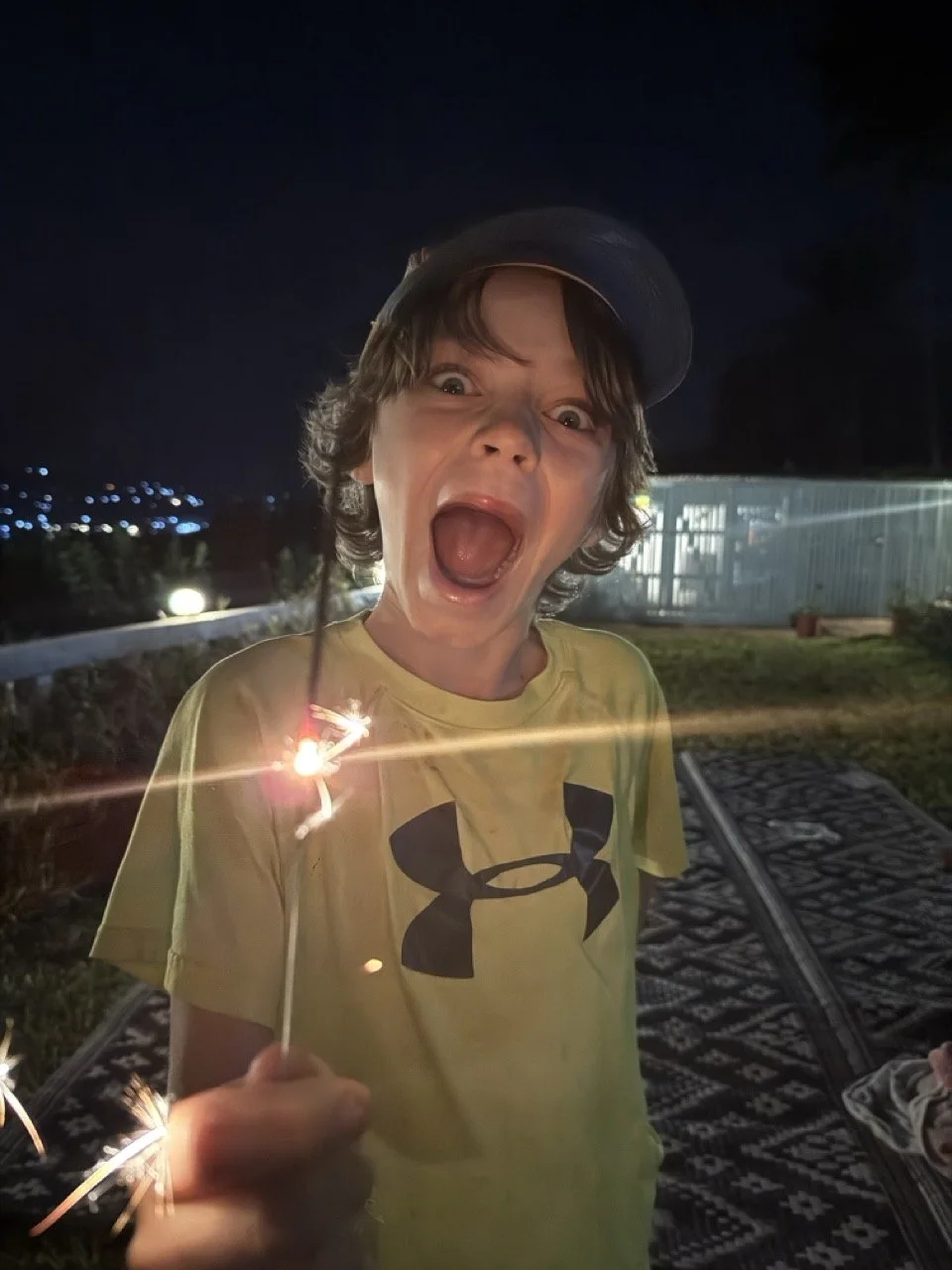 Sparklers on the 4th!