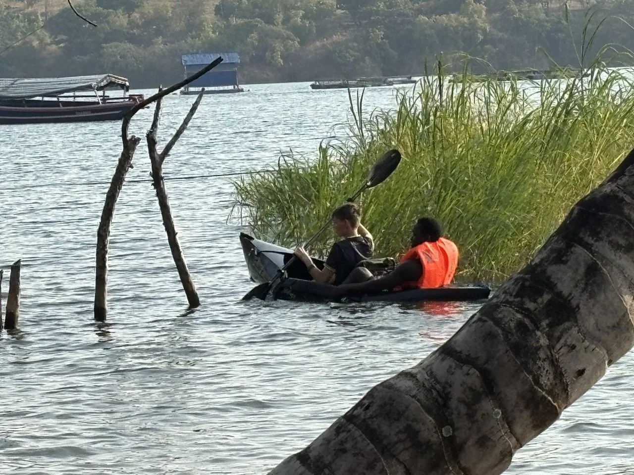 This kayak is NOT built for two...