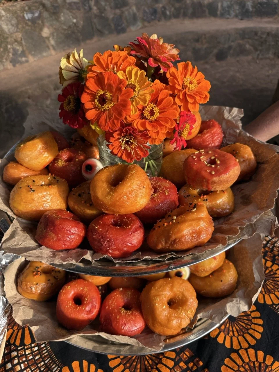 donut tower for fall festival