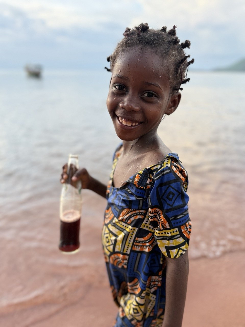 Soda treat at the lake!
