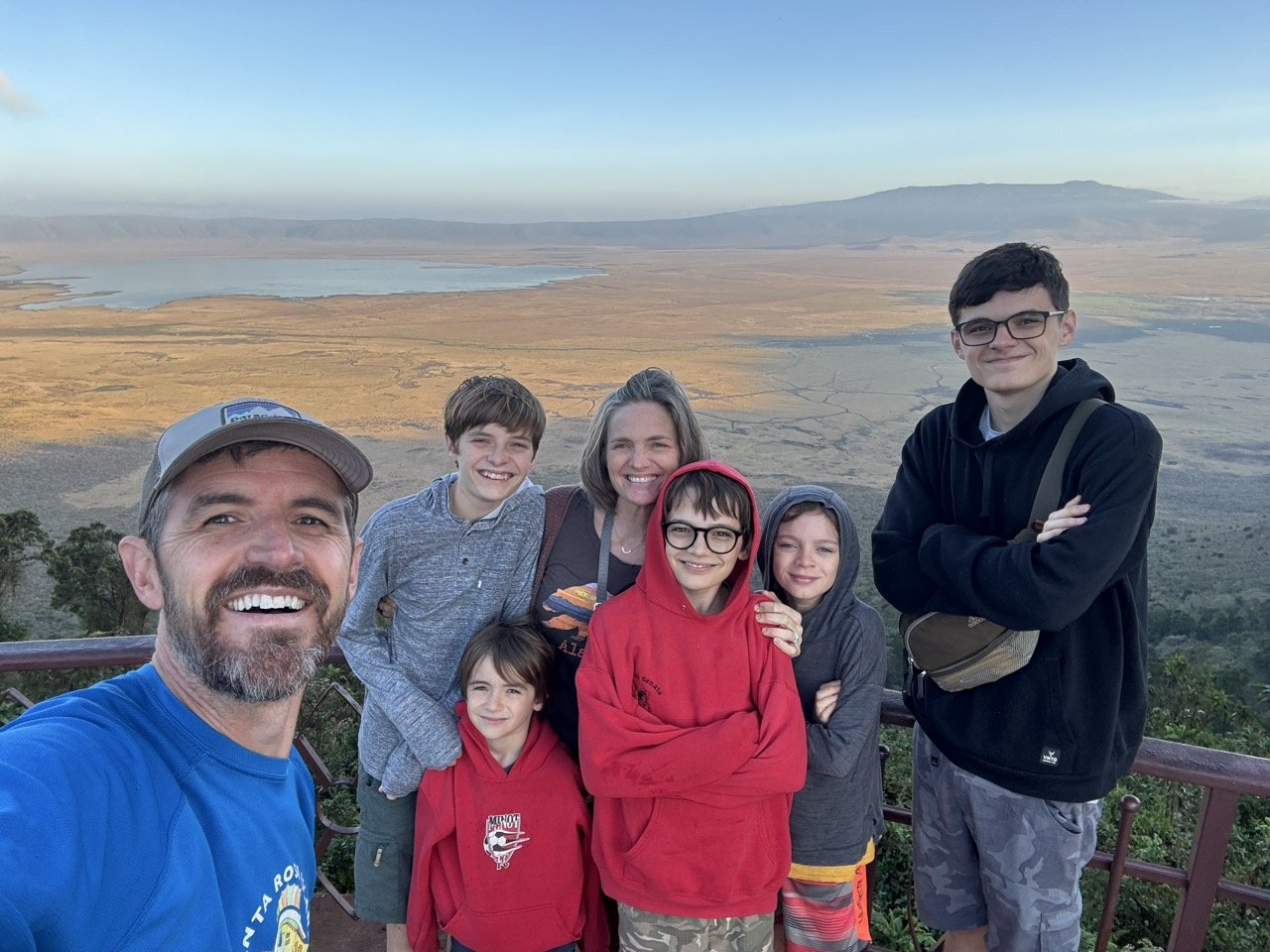 From the top of the crater