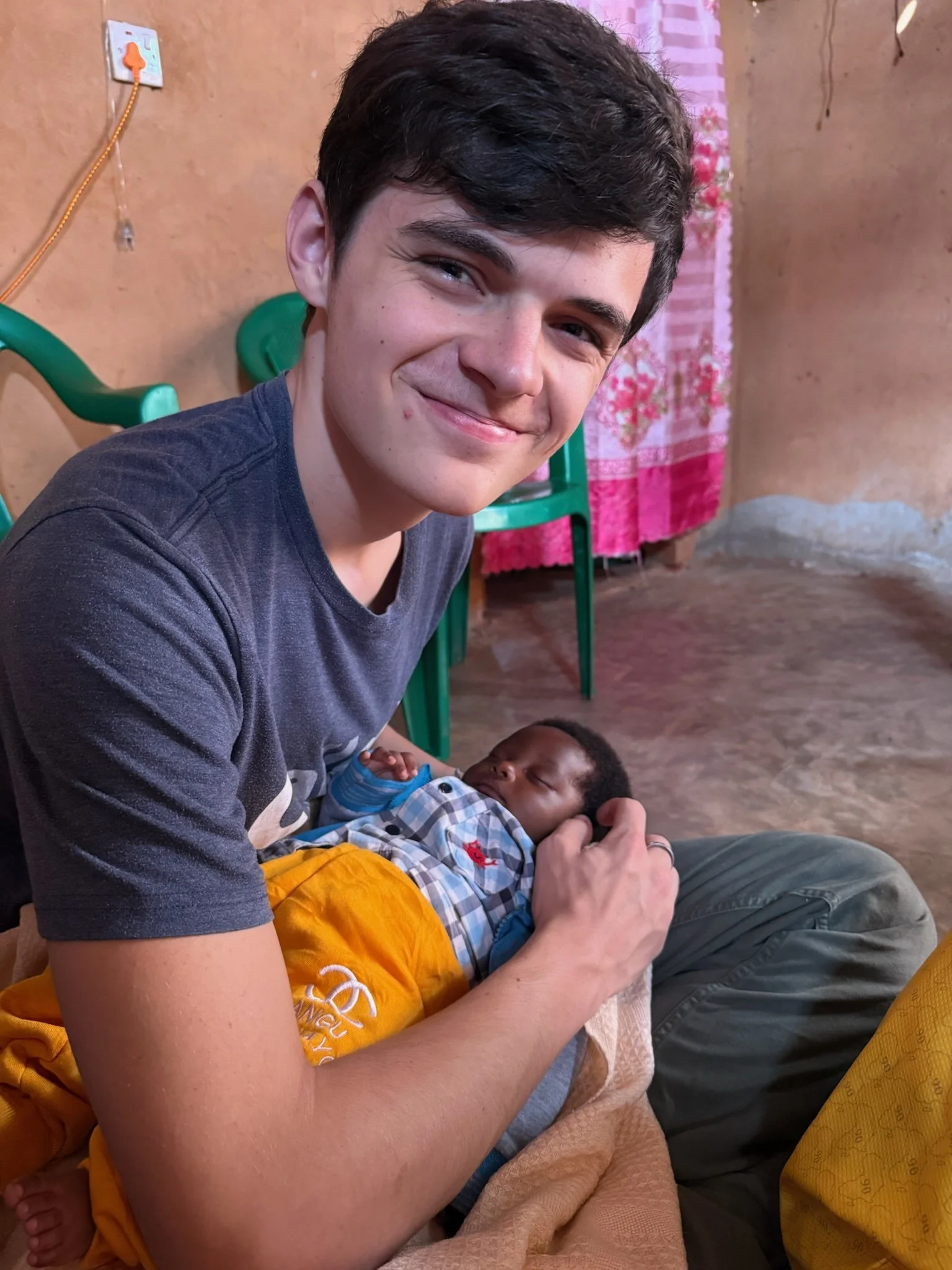 Elijah with baby Joshua