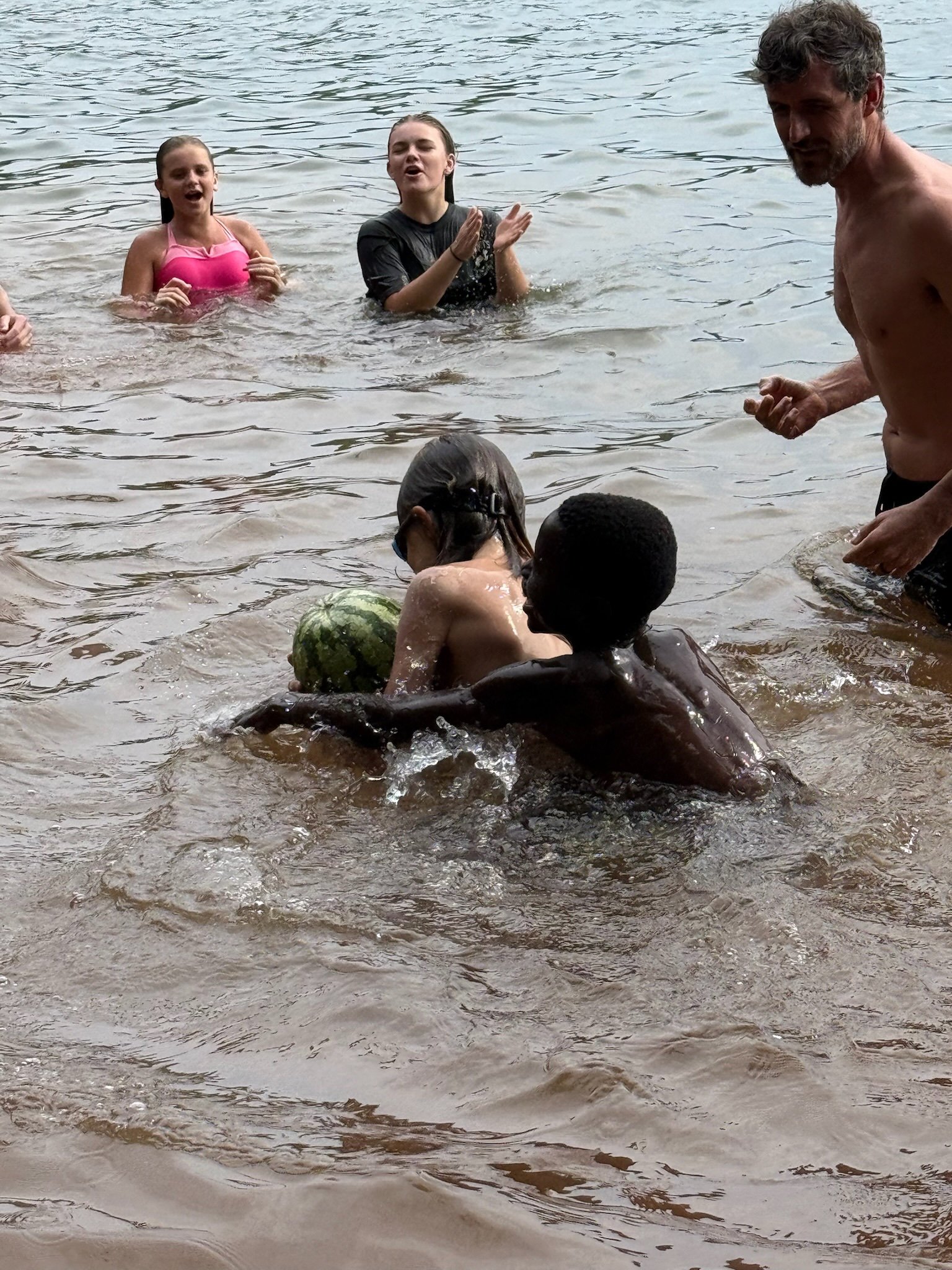 Water games at Luke's b-day
