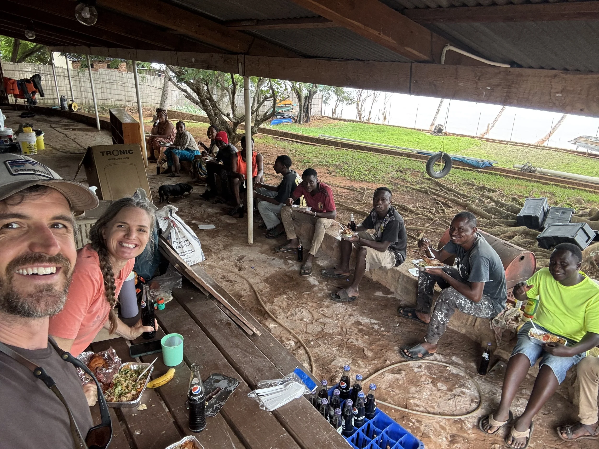 Work day at the Lake House