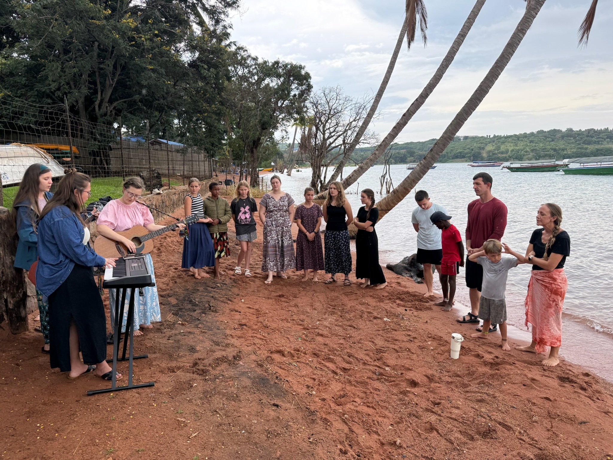 Baptisms at the lake!