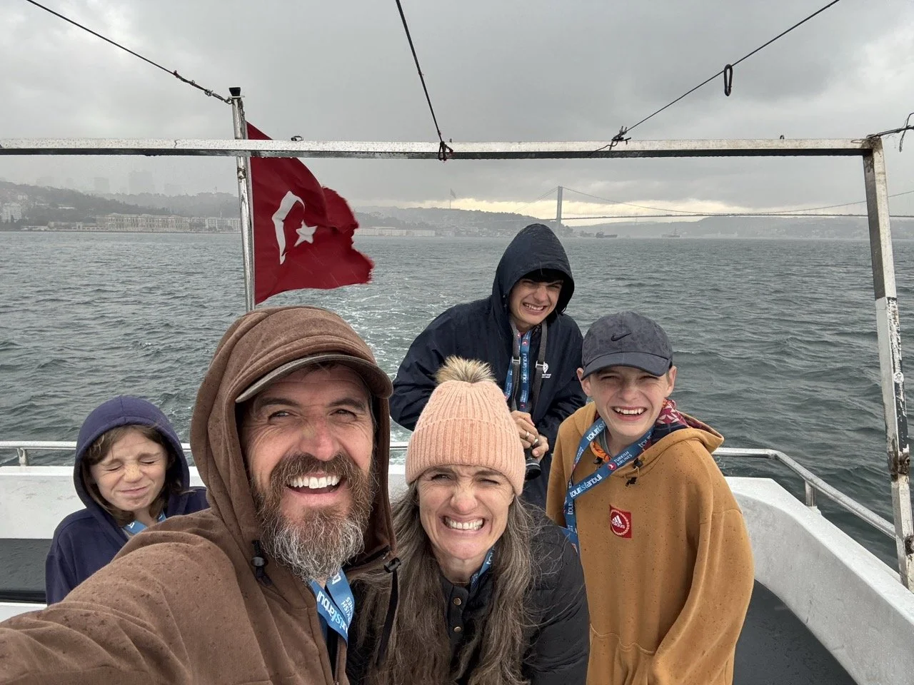 a COLD Bosphorus cruise
