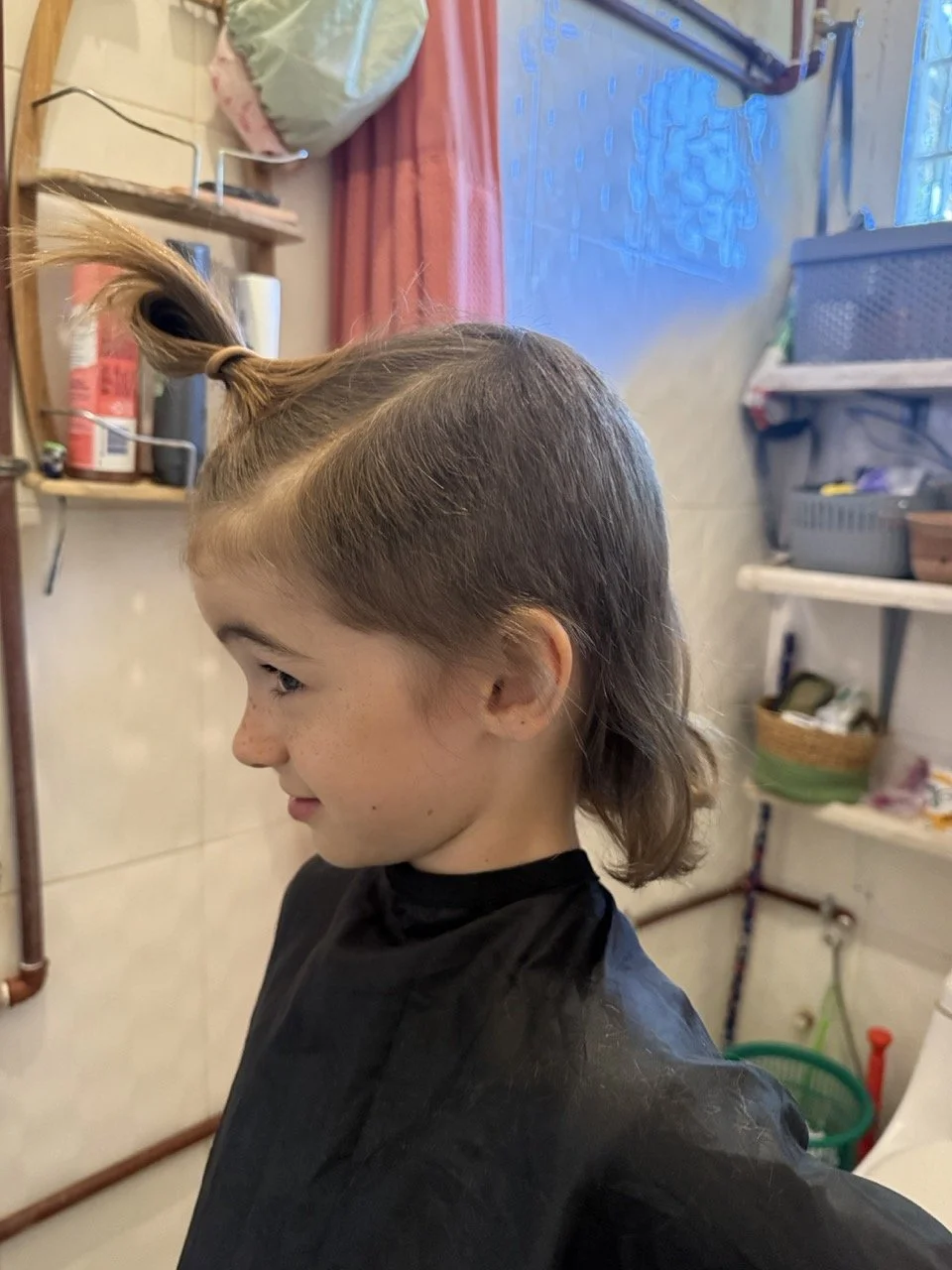 Zeke wanted to keep this haircut