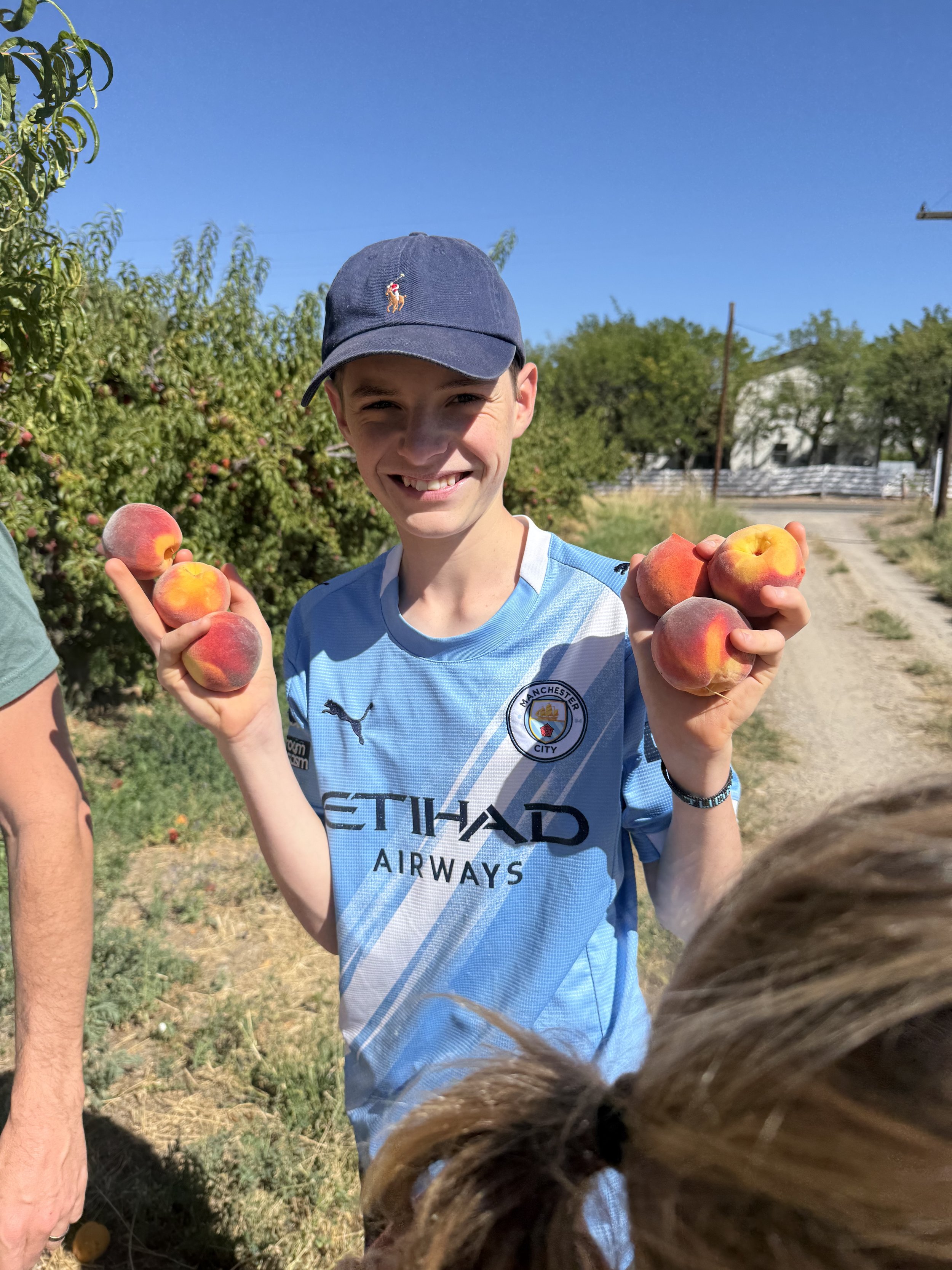 It was peach season!!