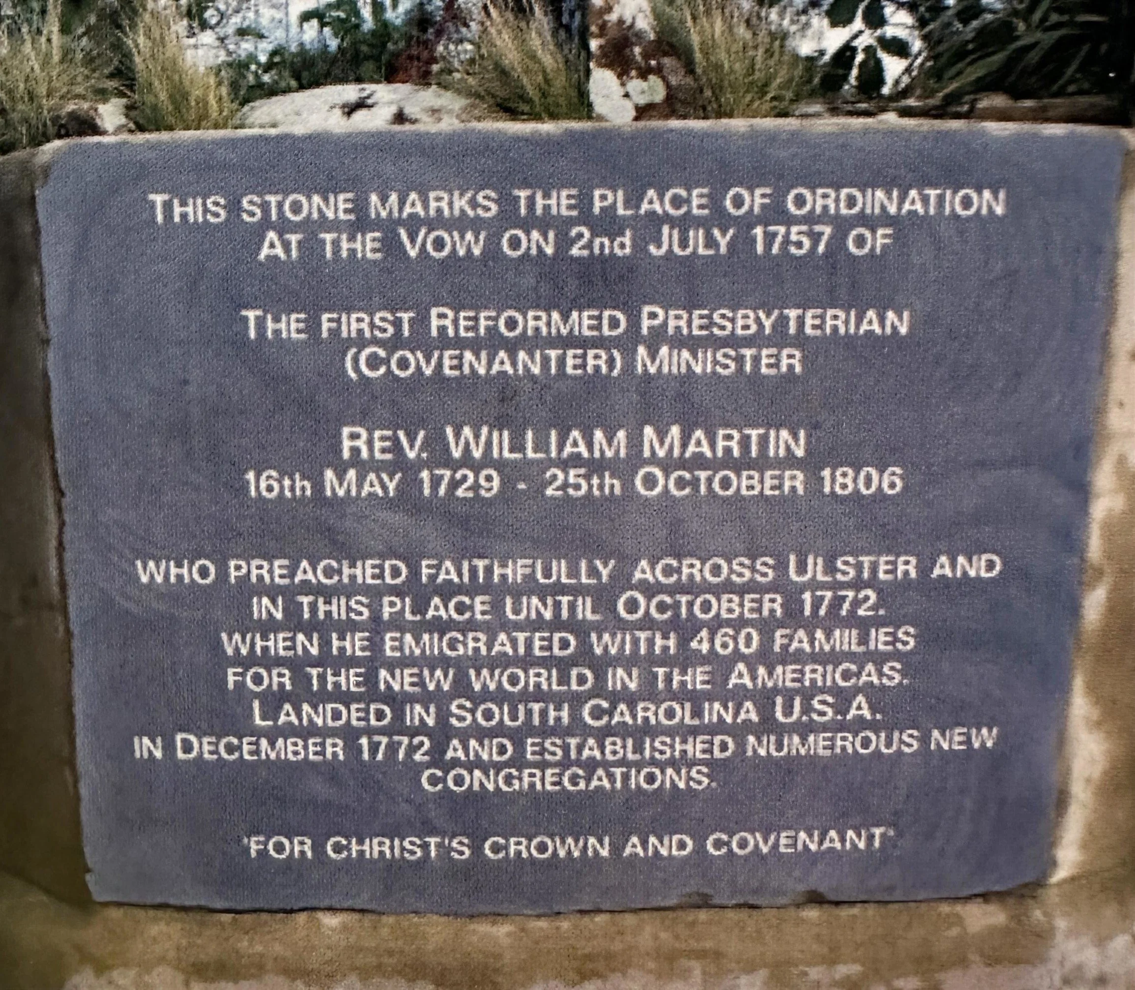 Brief Biographical Sketches of Some Irish Covenanting Ministers