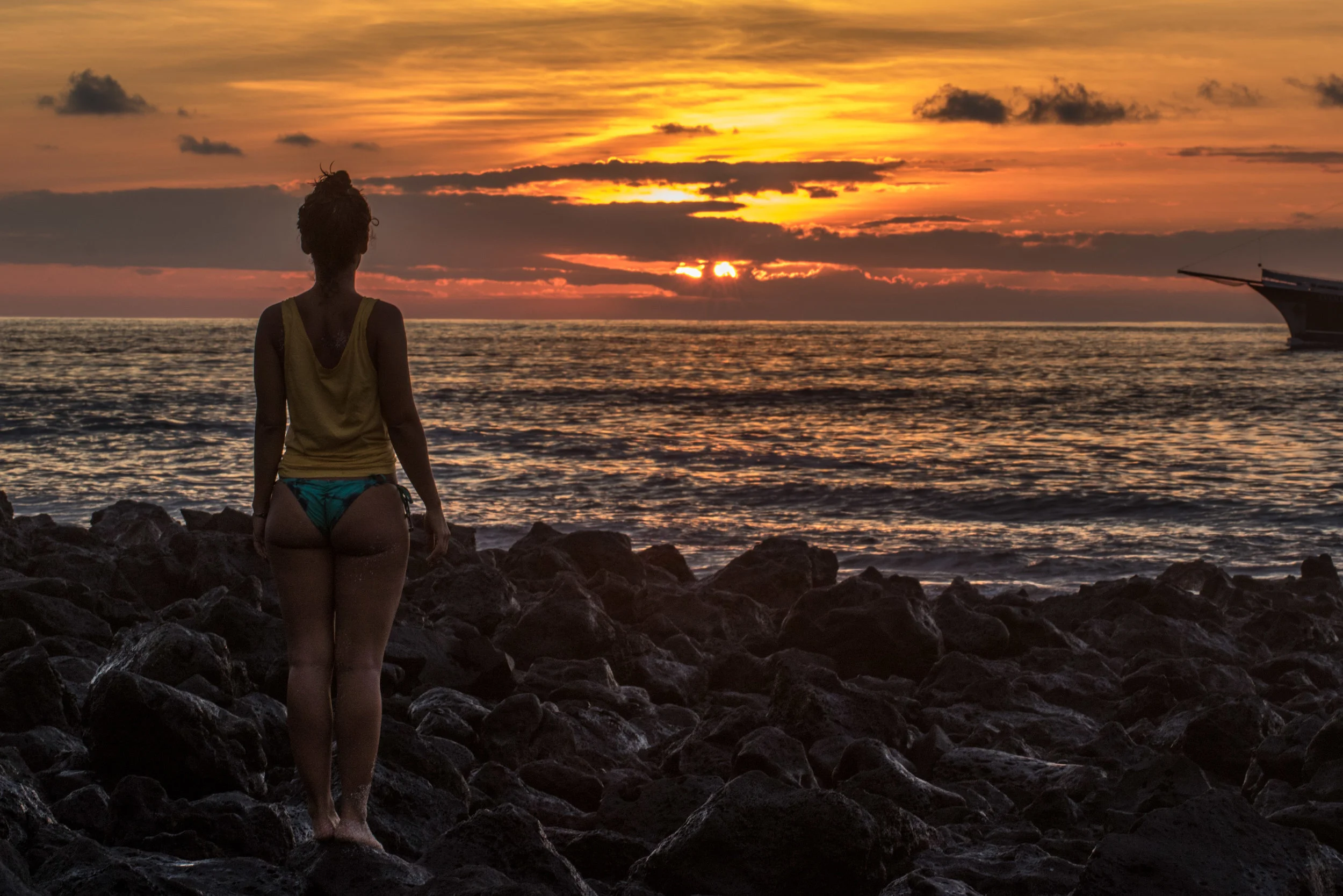 Por do Sol em Punta Carola! 