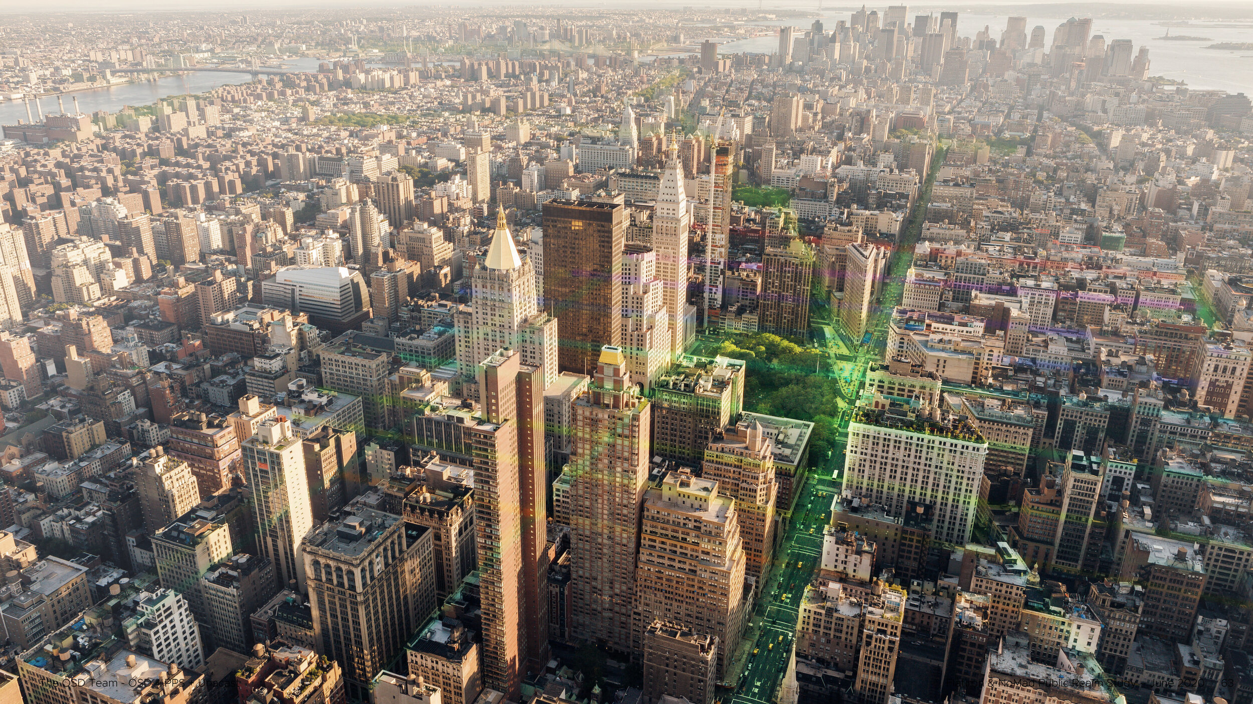 Flatiron &amp; NoMad Public Space + Mobility Plan for covid period, NY, NY