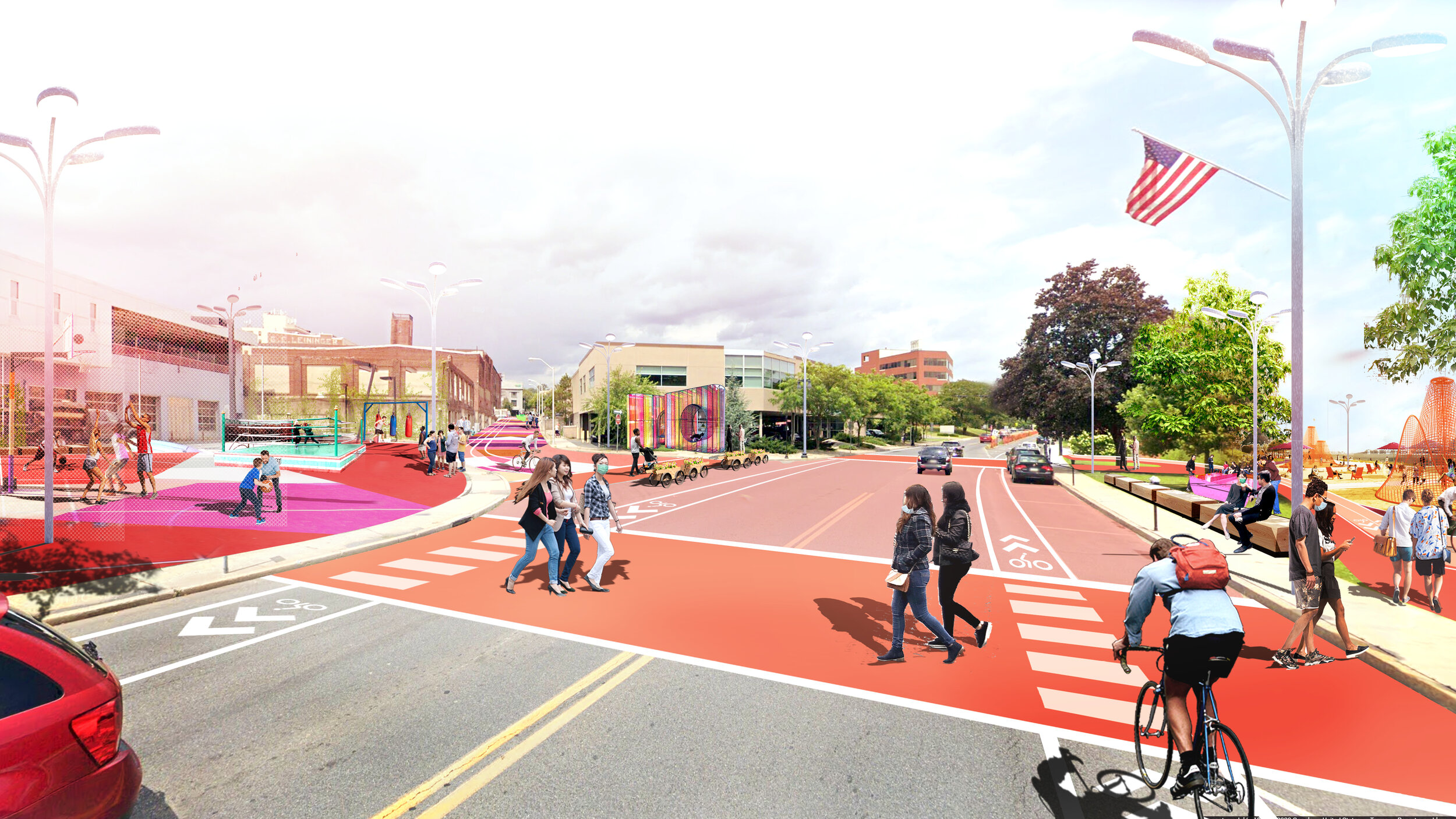 Easton Streetscape Plan, Easton, PA
