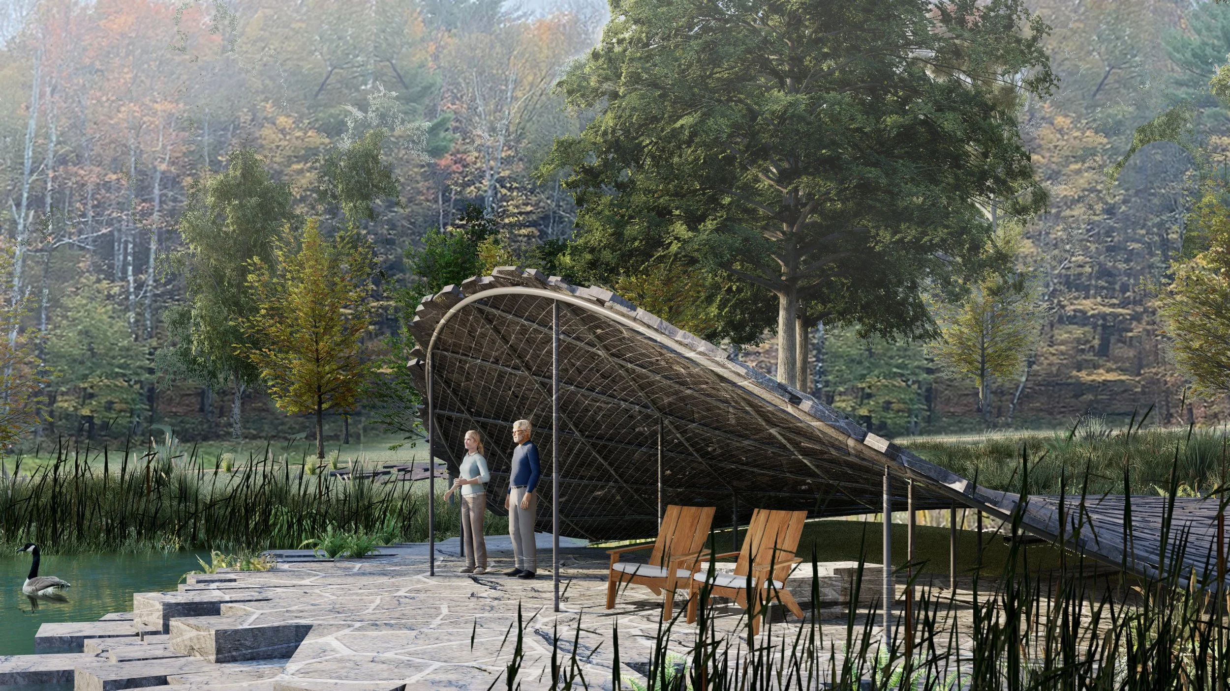 Shagbark Pavilion, Hudson, NY