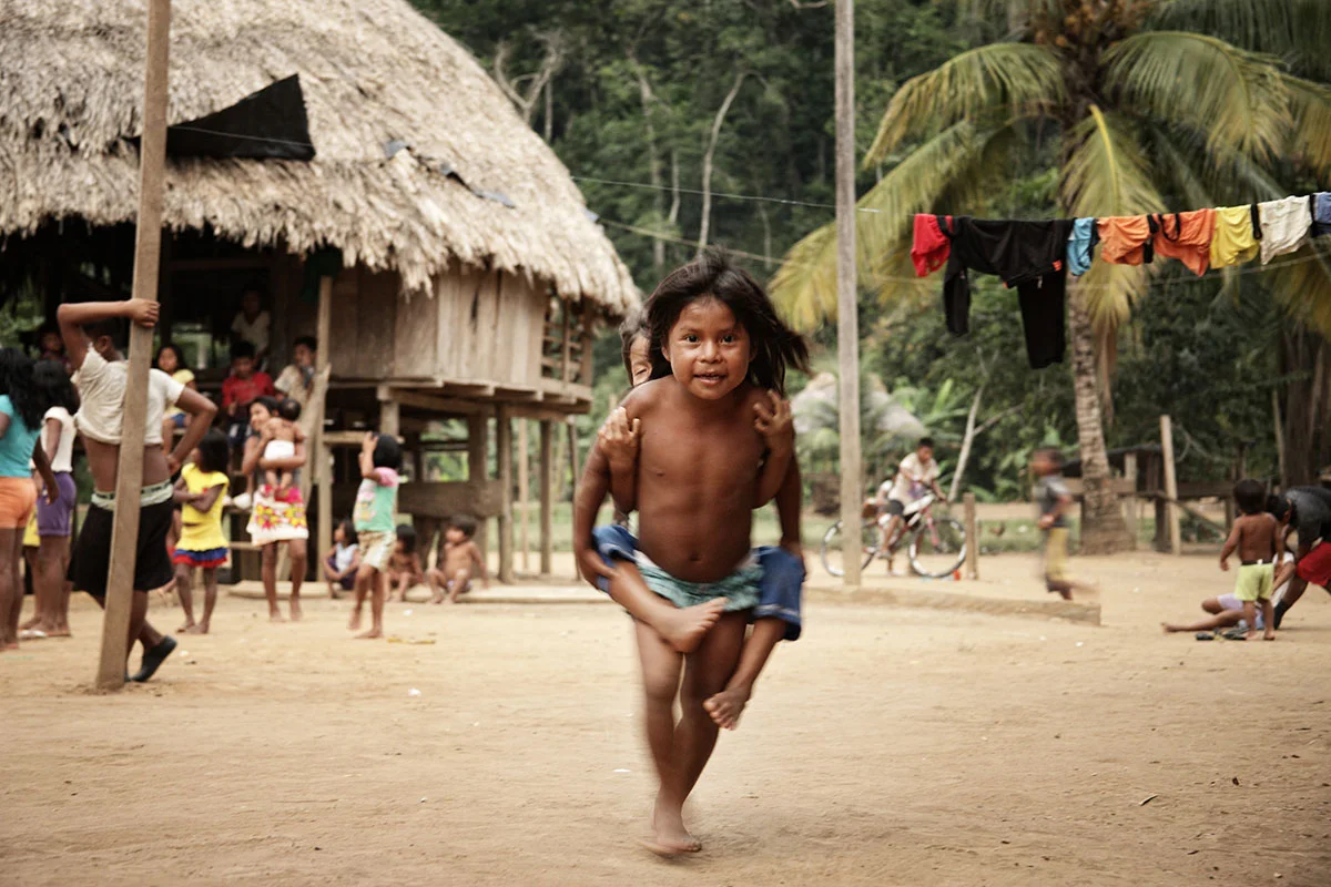Kid at Cacarica, Colombia
