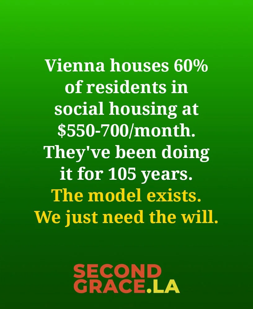 &quot;We belong to each other&quot;

This isn't just our philosophy&mdash;it's what Vienna proved with 105 years of social housing. When 60% of the population lives in beautiful, affordable housing&mdash;from taxi drivers to teachers&mdash;it becomes