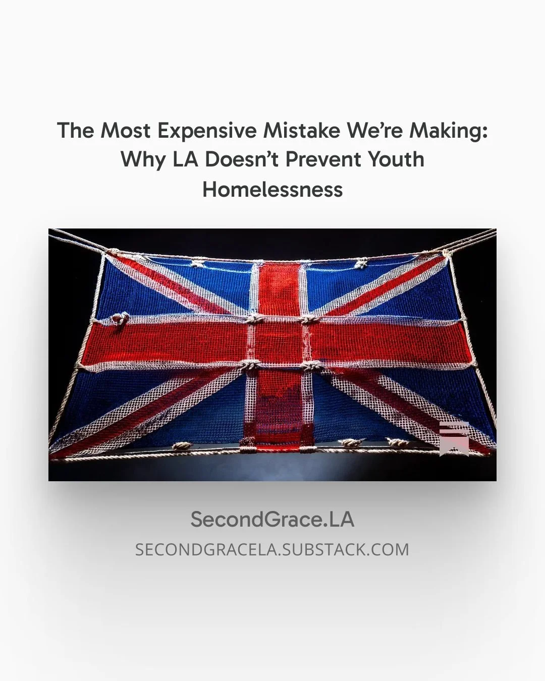 A follow-up to this week's letter, because the numbers keep staying with me: In LA, young people experiencing housing instability move an average of 15 times in a single year. Fifteen times. In one year.

Every move severs relationships, disrupts ser