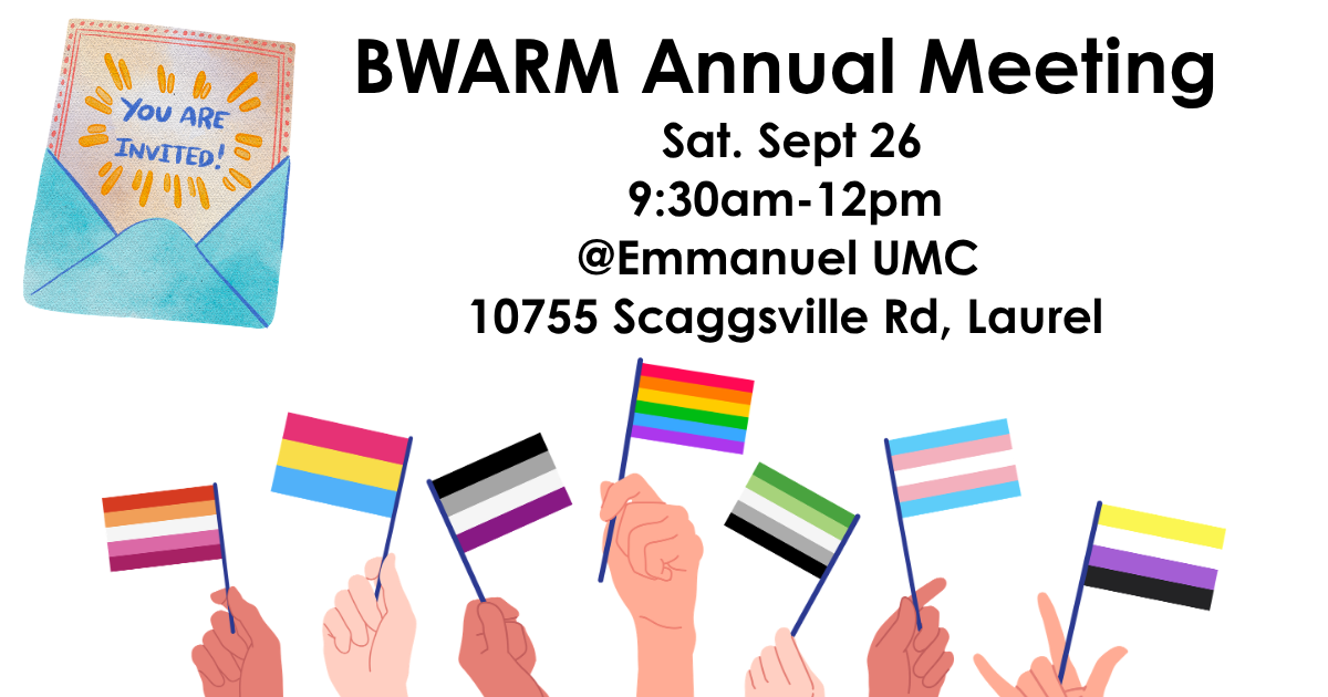 BWARM Annual Meeting - Sept 26