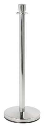 Chrome Stanchion / Bollard Barrier Post - $22.00