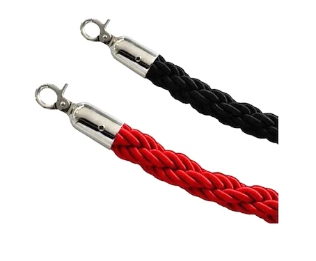 2m Red / Black Braided Ropes - $11.00