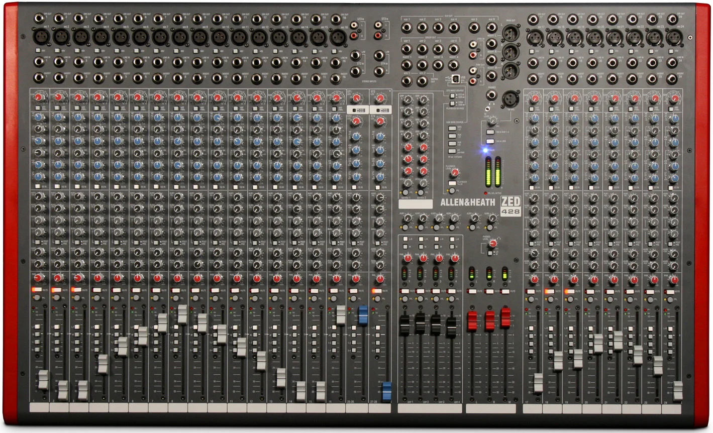 Allen & Heath ZED 428 Mixing Desk - $165.00