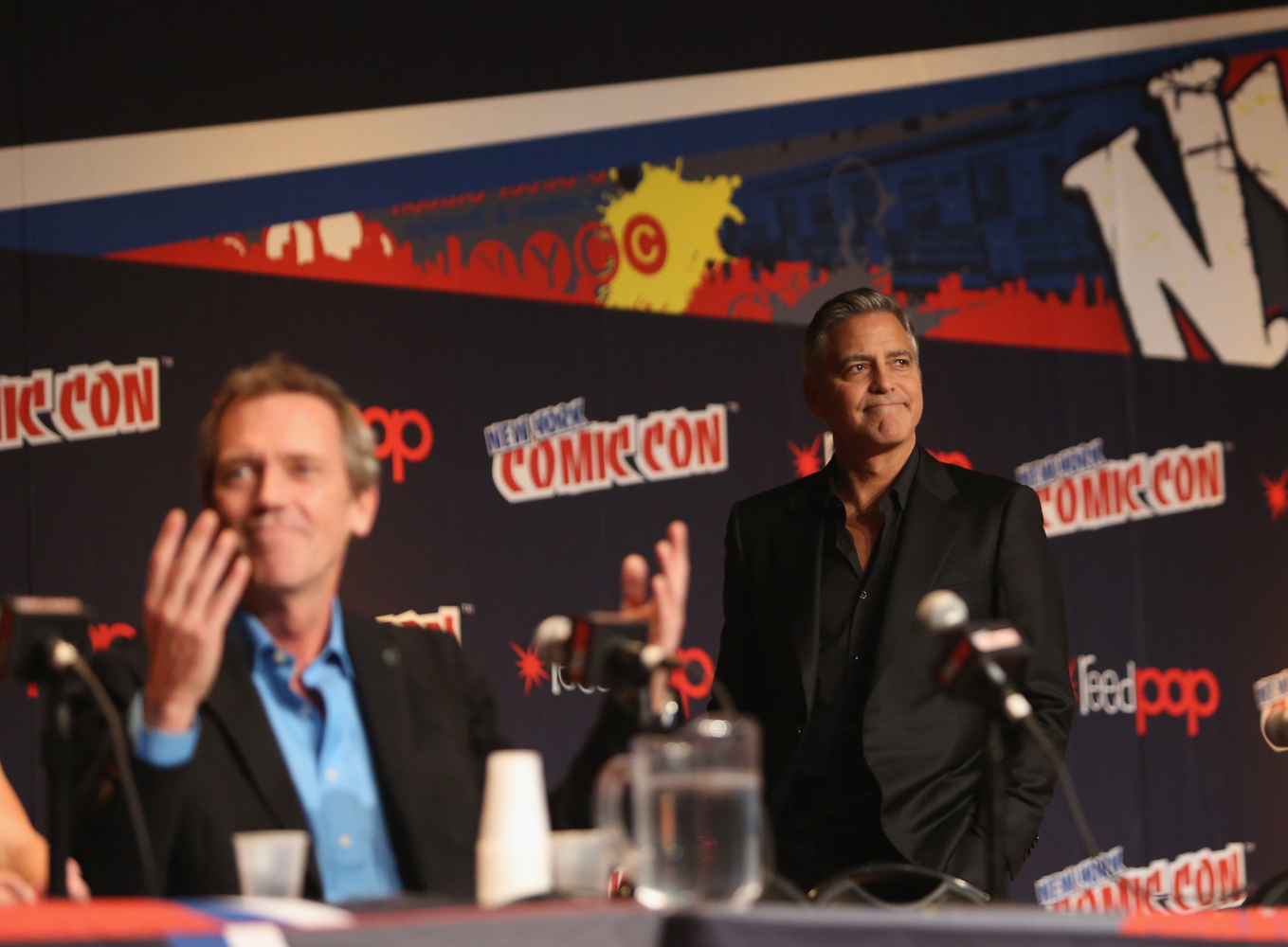 Clooney surprises Comic Con / image via timeoutny.com