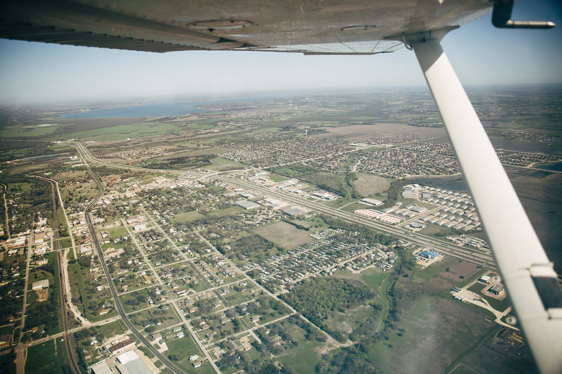 North Texas from 2500 feet up