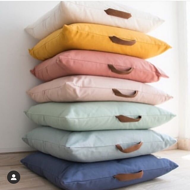 TODAY&rsquo;s SPECIAL!! 50% off these beautiful beanbag floor cushions by Nobodinoz 72x72cm. 100% organic cotton.
They are great around the house to sit, play, read. 
Retail price : $129.95 
NOW $ 65 (+ $15 shipping)
1 Natural (top one)
1 Dolce vita 