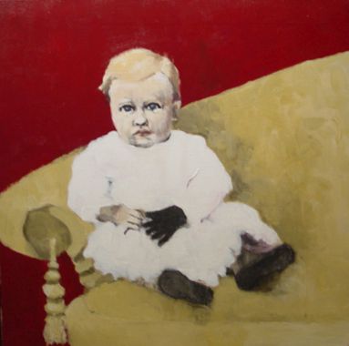 Long Shadow , 1994, acrylic on canvas, 23 x 24 inches Collection of The Museum of Contemporary Art of Georgia ( MOCA GA )