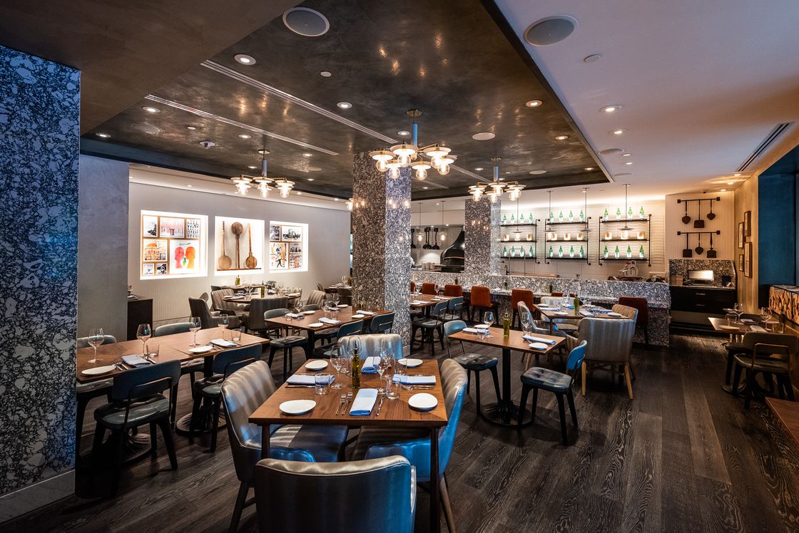 DesignONE Studio is behind the look of Via Sophia and Society.