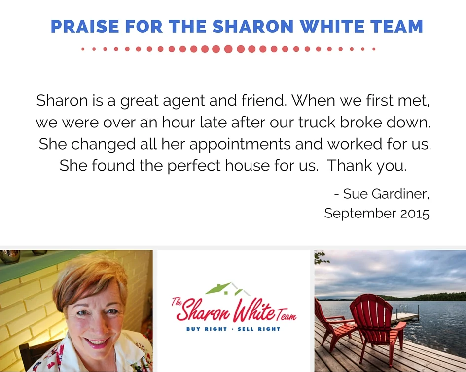 "Sharon is a great agent and friend. She found the perfect house for us."