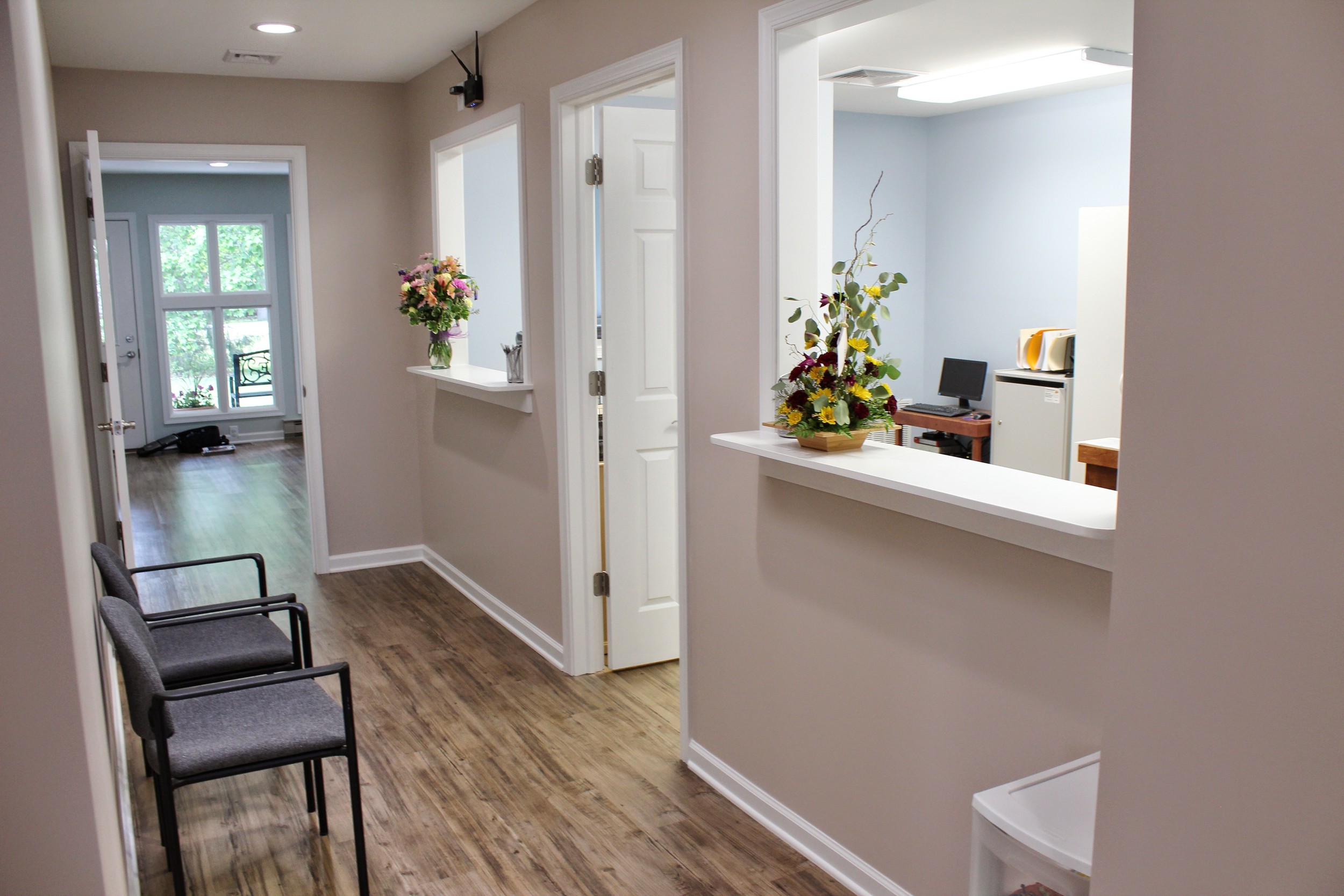 North River Dentistry renovation photos - front office
