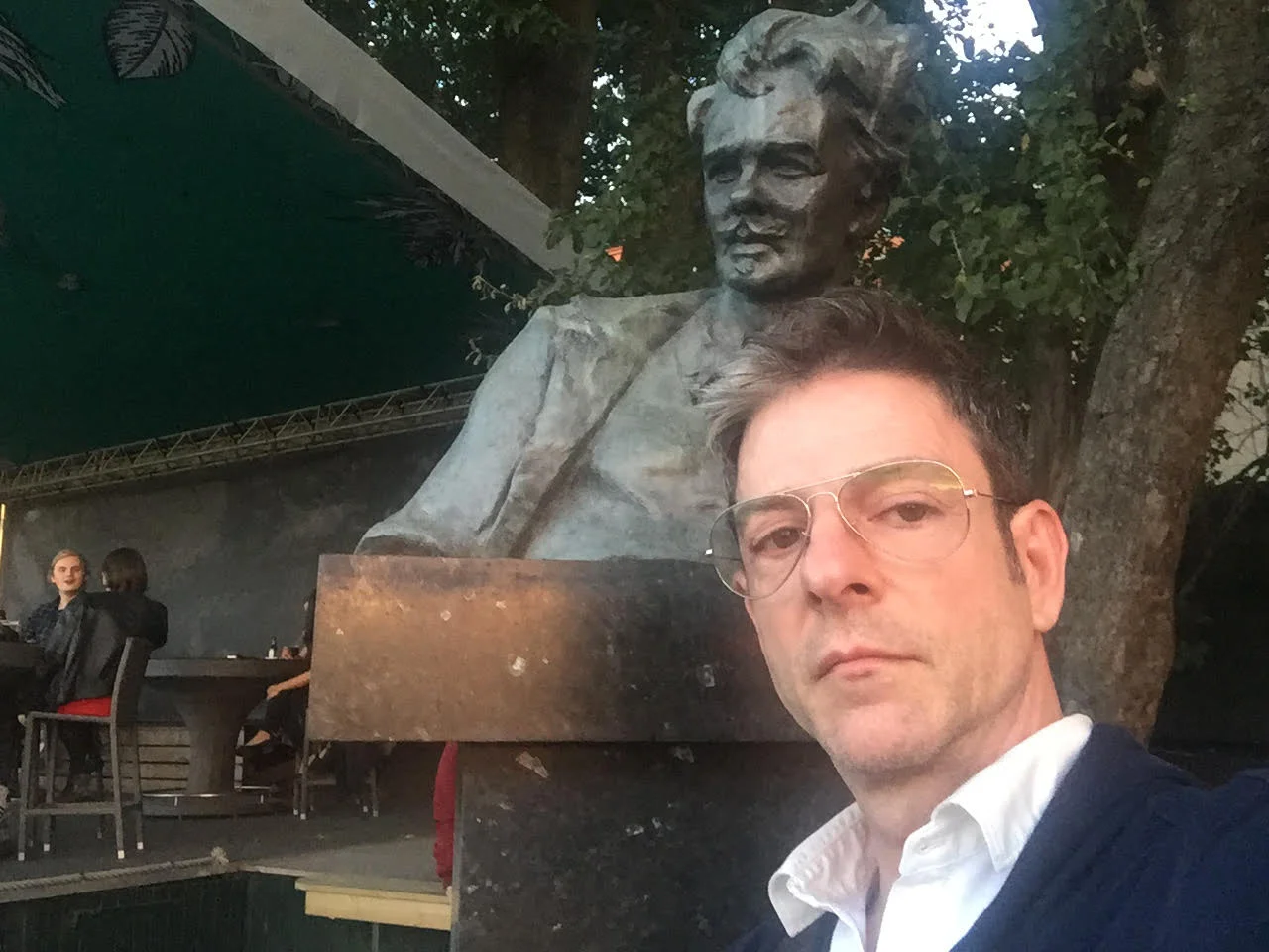 "Kevin Jones and August Strindberg, dramatic legends."
