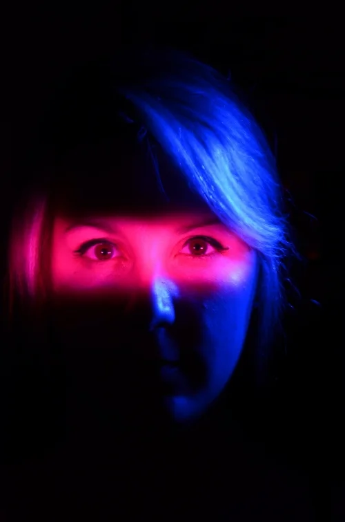  She was admirably still for having lights directly shined into her eyes.