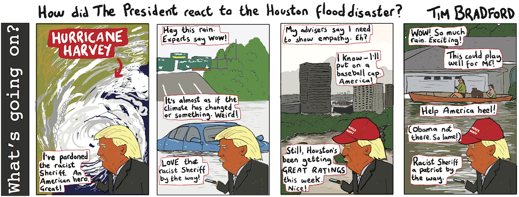 Copy of How did the President react to the Houston flood disaster? - 29/08/17