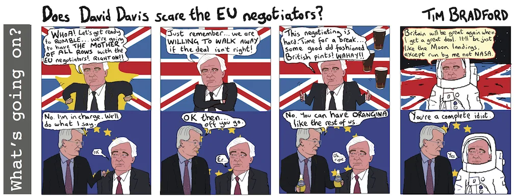 Does David Davis scare the EU negotiators? - 05/07/17