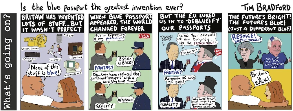 Is the Blue passport the greatest invention ever? 02/01/18