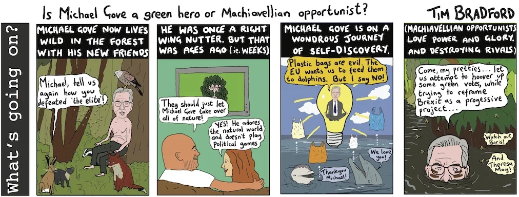 Is Michael Gove a green hero or Machiavellian opportunist? 16/01/18