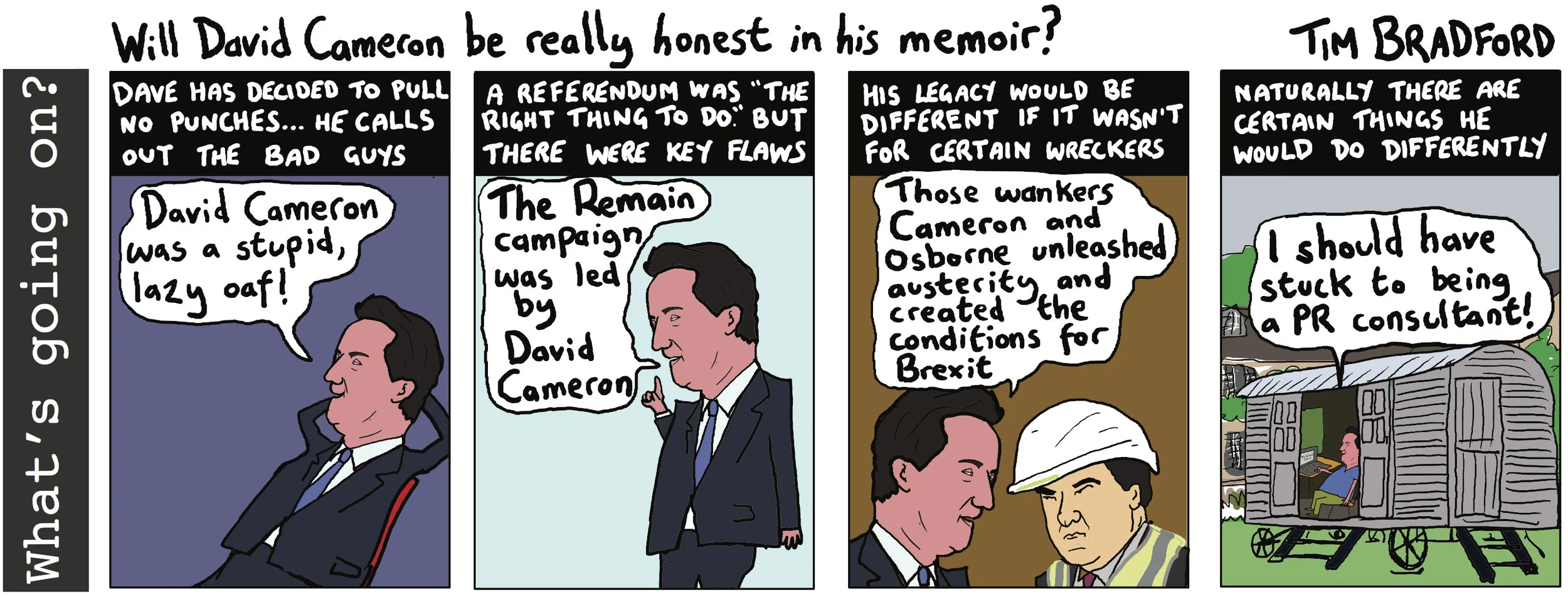 Will David Cameron be really honest in his memoir? - 07/08/18