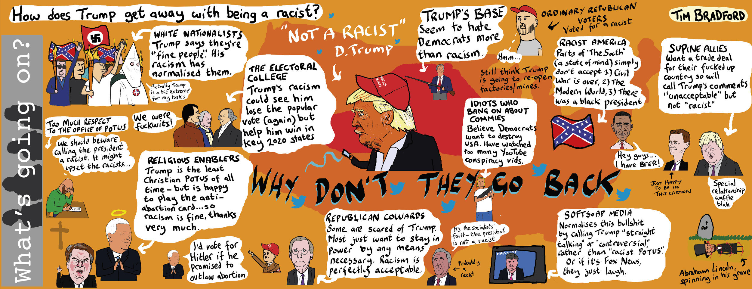 How does Trump get away with being a racist? - 16/07/19