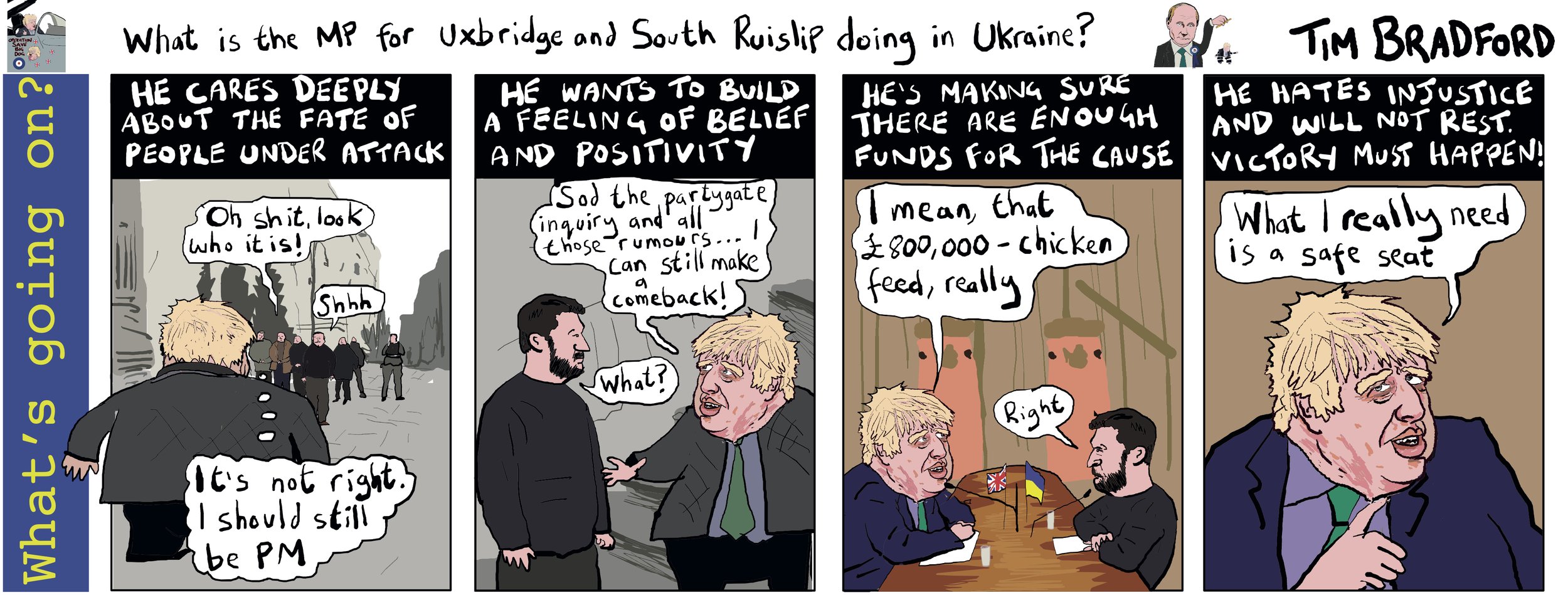 What is there MP for Uxbridge and South Ruislip doing in Ukraine?- 23/01/2023