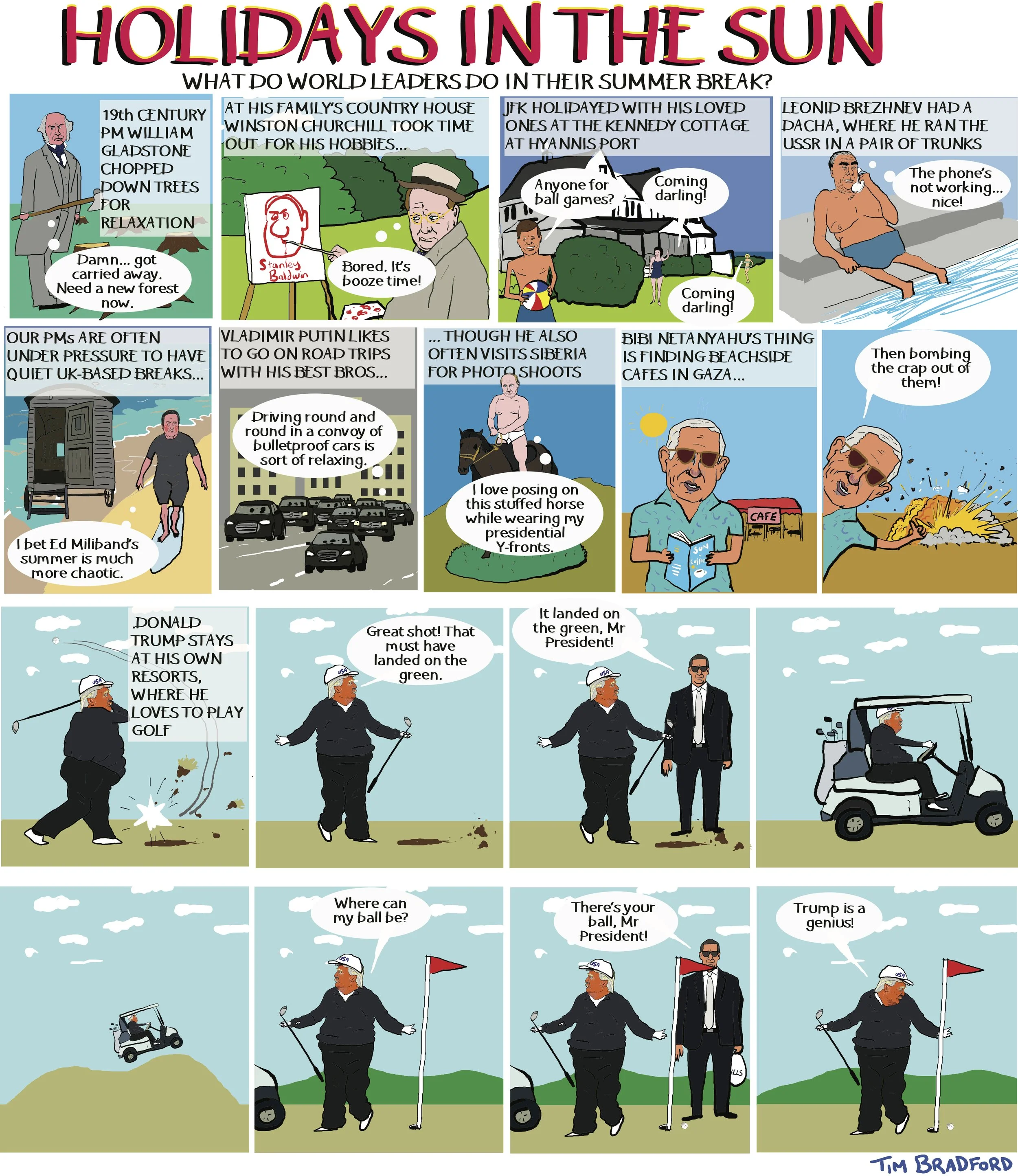 World leaders on holiday... 07/08/2025