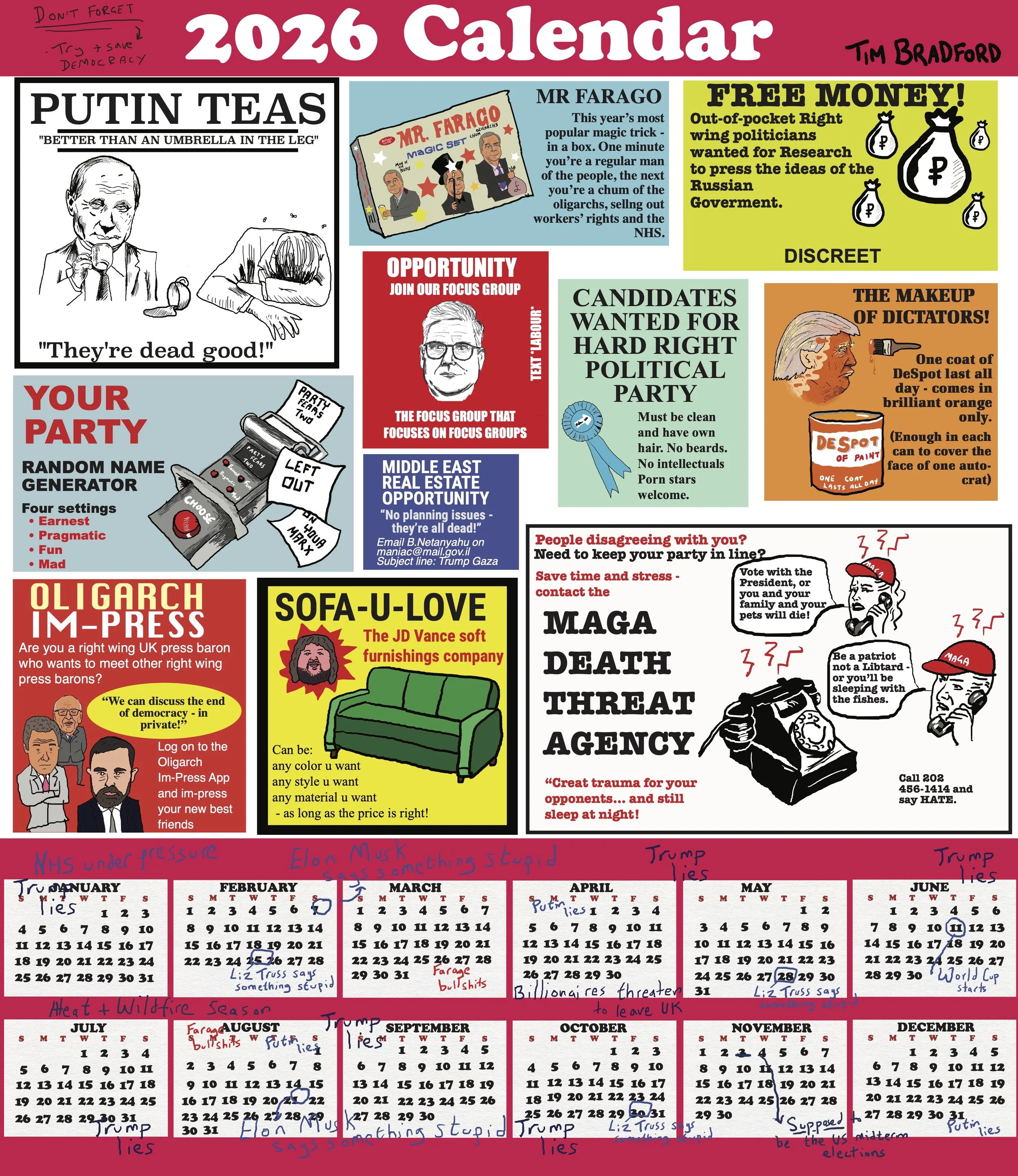 2026 Calendar - 22/12/2025