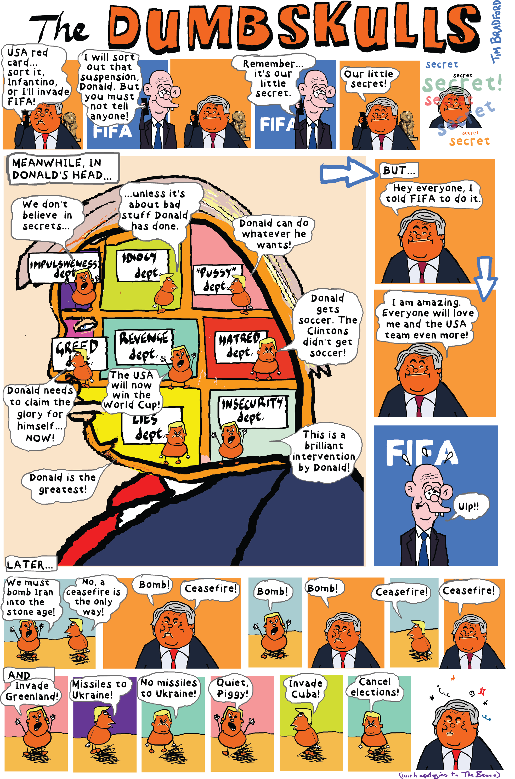Trump's Dumbskulls - 12/07/2026