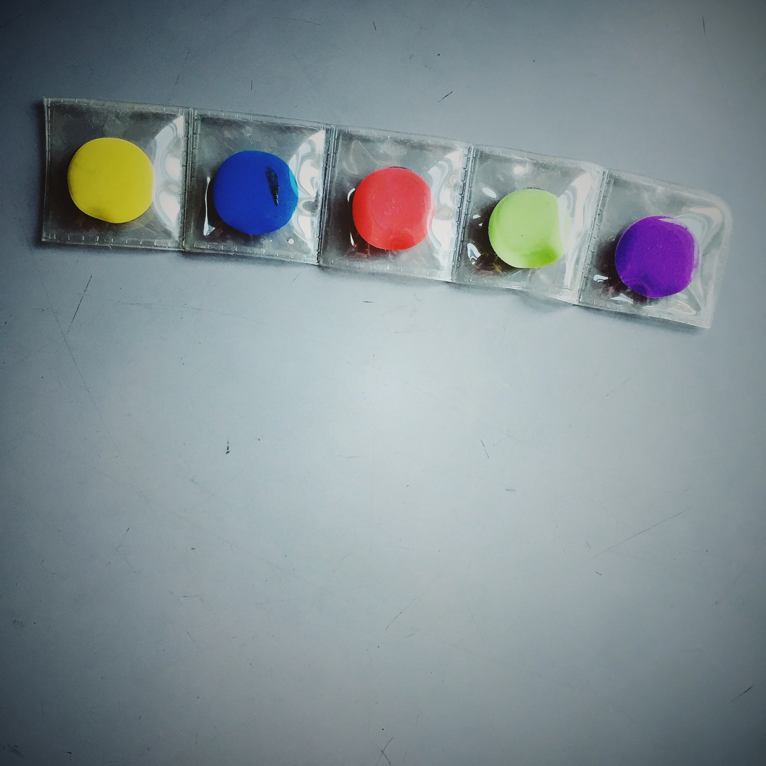 The saddest jar of tiny pickles. 