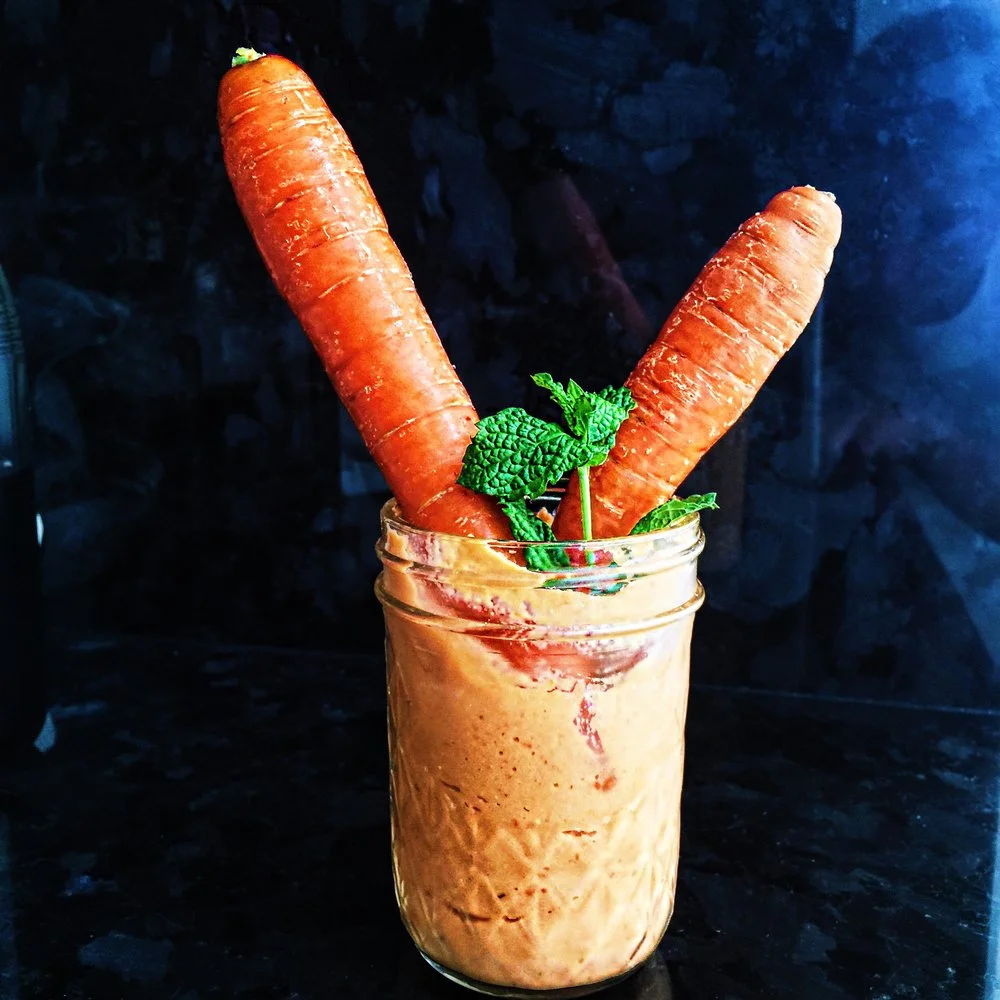 Super Easy Red Pepper Oil-Free Hummus