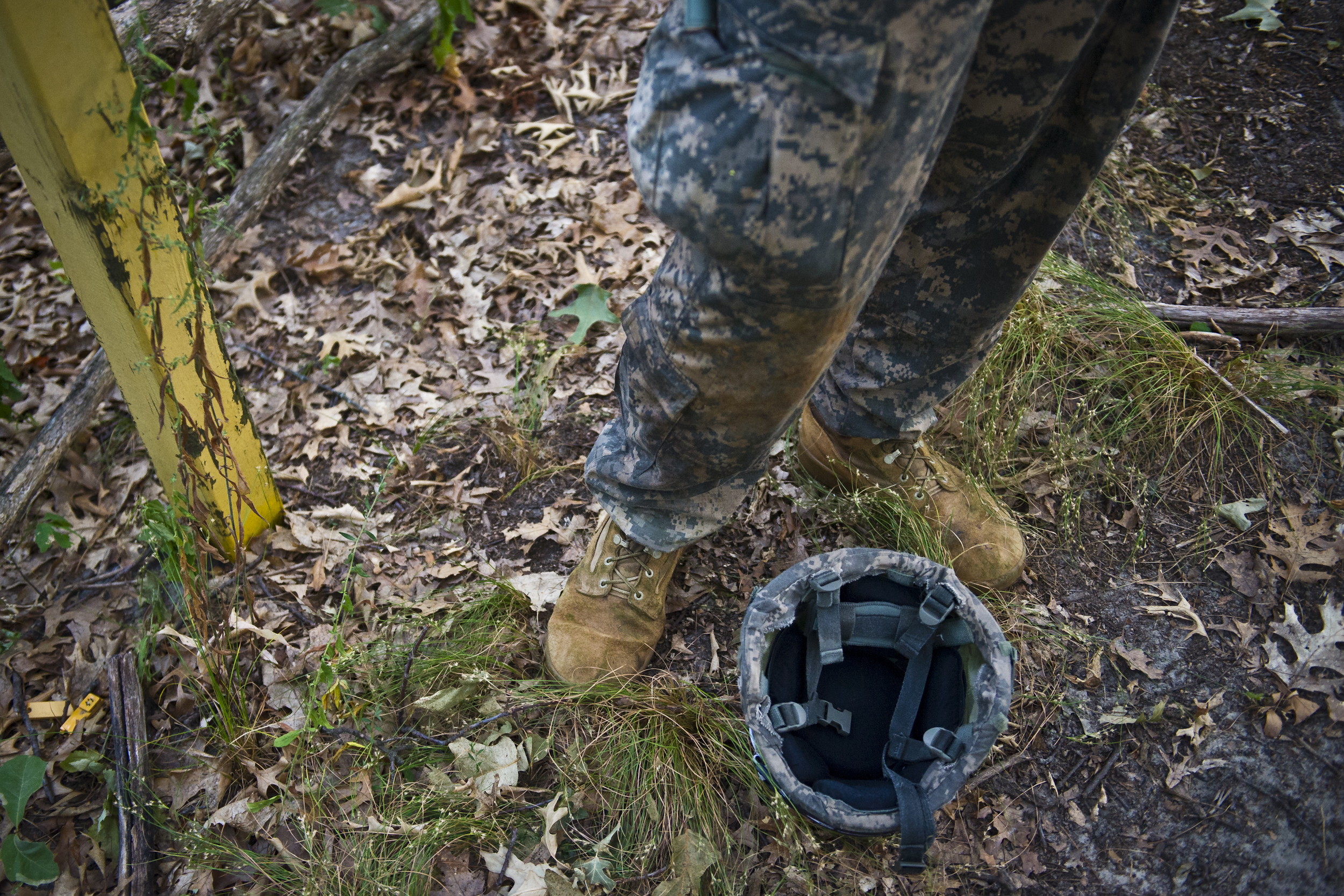  Spc. Michael Swan, a track vehicle repairer from Gurley, Ala., assigned to the 335th Signal Command,       at the night land navigation course during the 2012 U.S. Army Reserve Best Warrior Competition at Fort McCoy, Wis., July 17. The competitors s